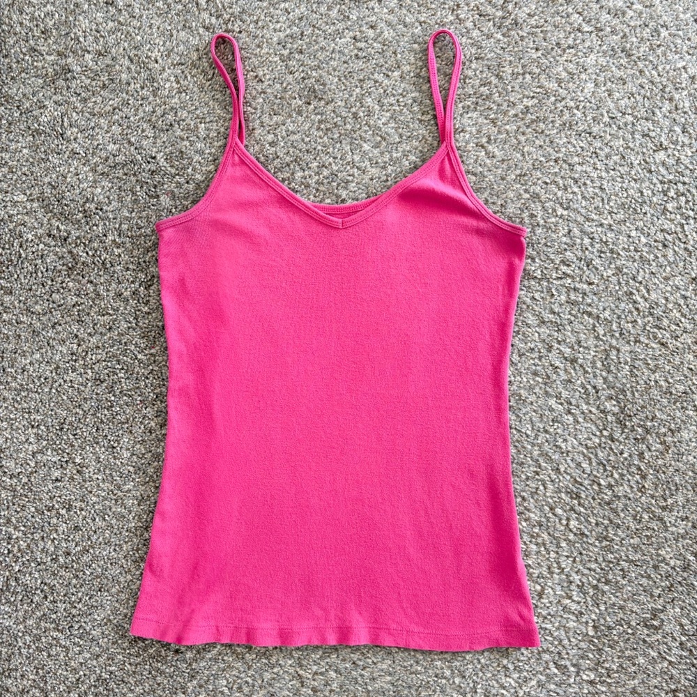 Old Navy Pink Cotton Cami Tank Top M